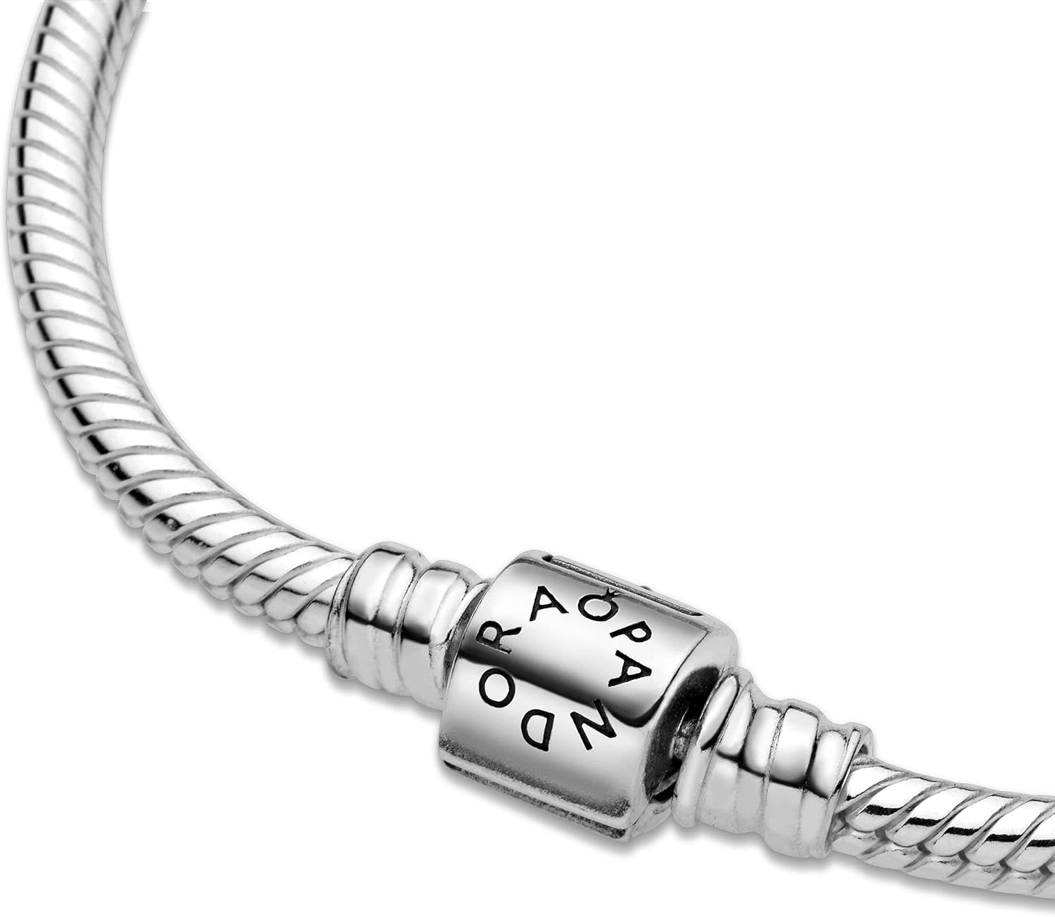 Thumbnail 4 de PANDORA Schlangen-Gliederarmband mit Zylinder-Verschluss aus Sterling-Silber