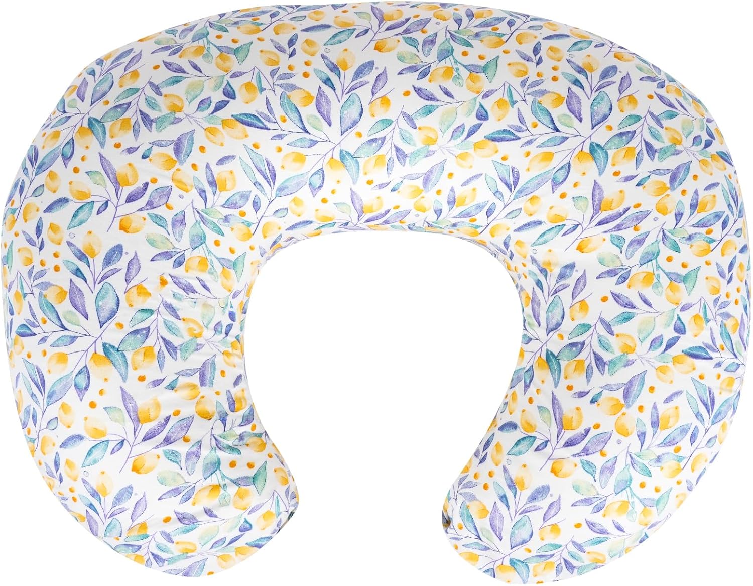 LLCJYYCY C-Shape Nursing Pillow with Breathable Fill and Washable Cotton Cover