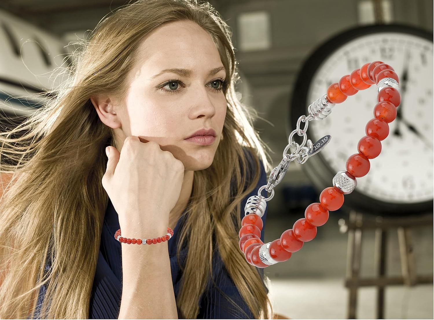 Thumbnail 4 de 10:10 Bracciale corniola 6 mm