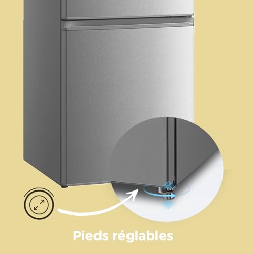 Thumbnail 8 de Comfee' 262L – Réfrigérateur Congélateur Combiné en Acier Inoxydable