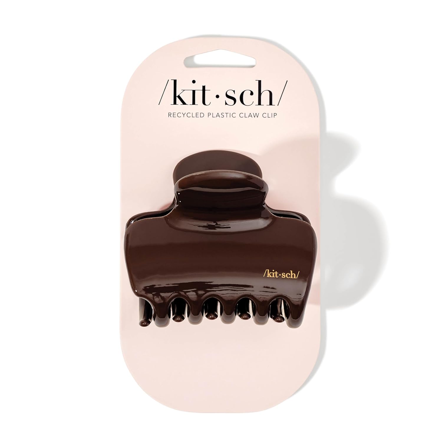 Detalle 2 de Kitsch Plastic Puffy Claw Clip 3.15" for Thick Hair 🎀