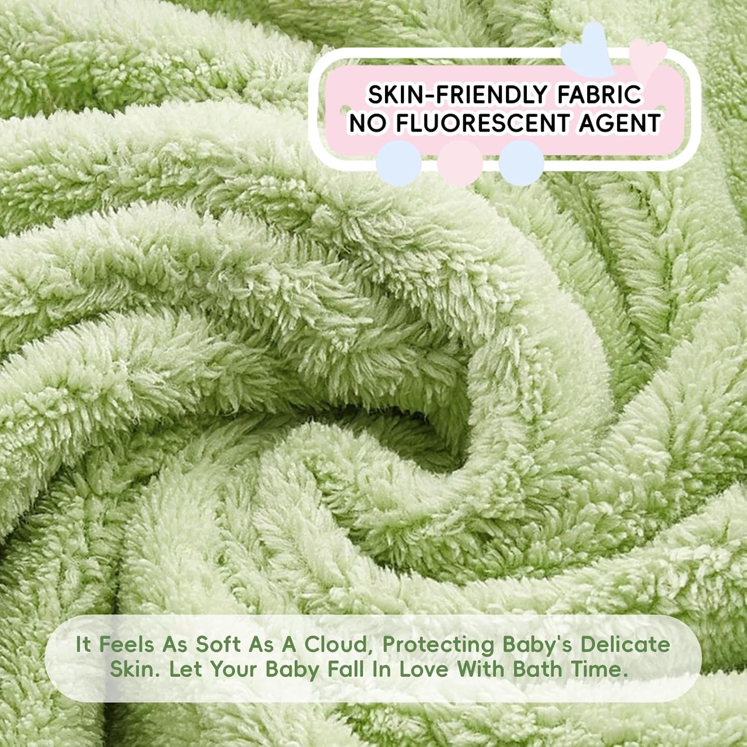 Thumbnail 4 de HAGOT Hooded Baby Towel 120x84cm: Soft, Absorbent and Practical Bath Towel for Newborns to Toddlers