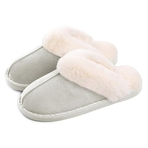 Detalle de Misolin chaussons femme et homme, mousse à mémoire de forme, 38,5–40 EU