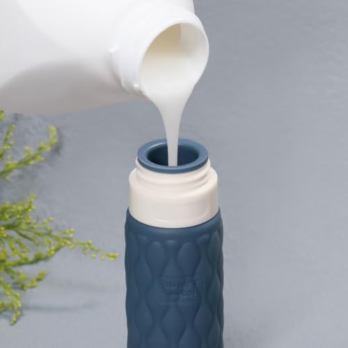 Detalle de Lericttor 100ml Silicone Travel Bottles for Toiletries – 4 Pack with Clear Zipper Bag and Labels