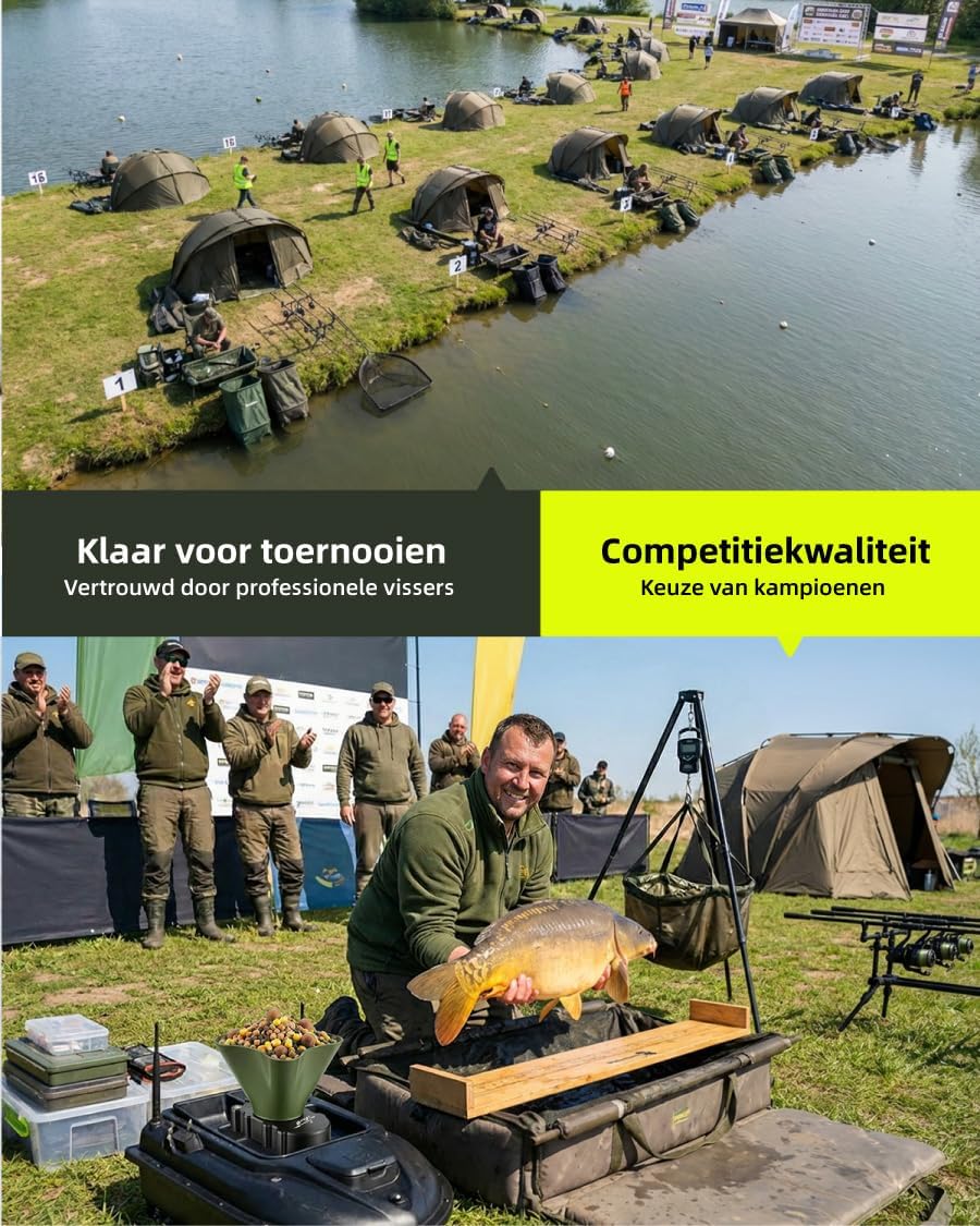 Detalle de fourq SWQ-S1 roterende aasstrooier voor voerboten, 360° draaibaar