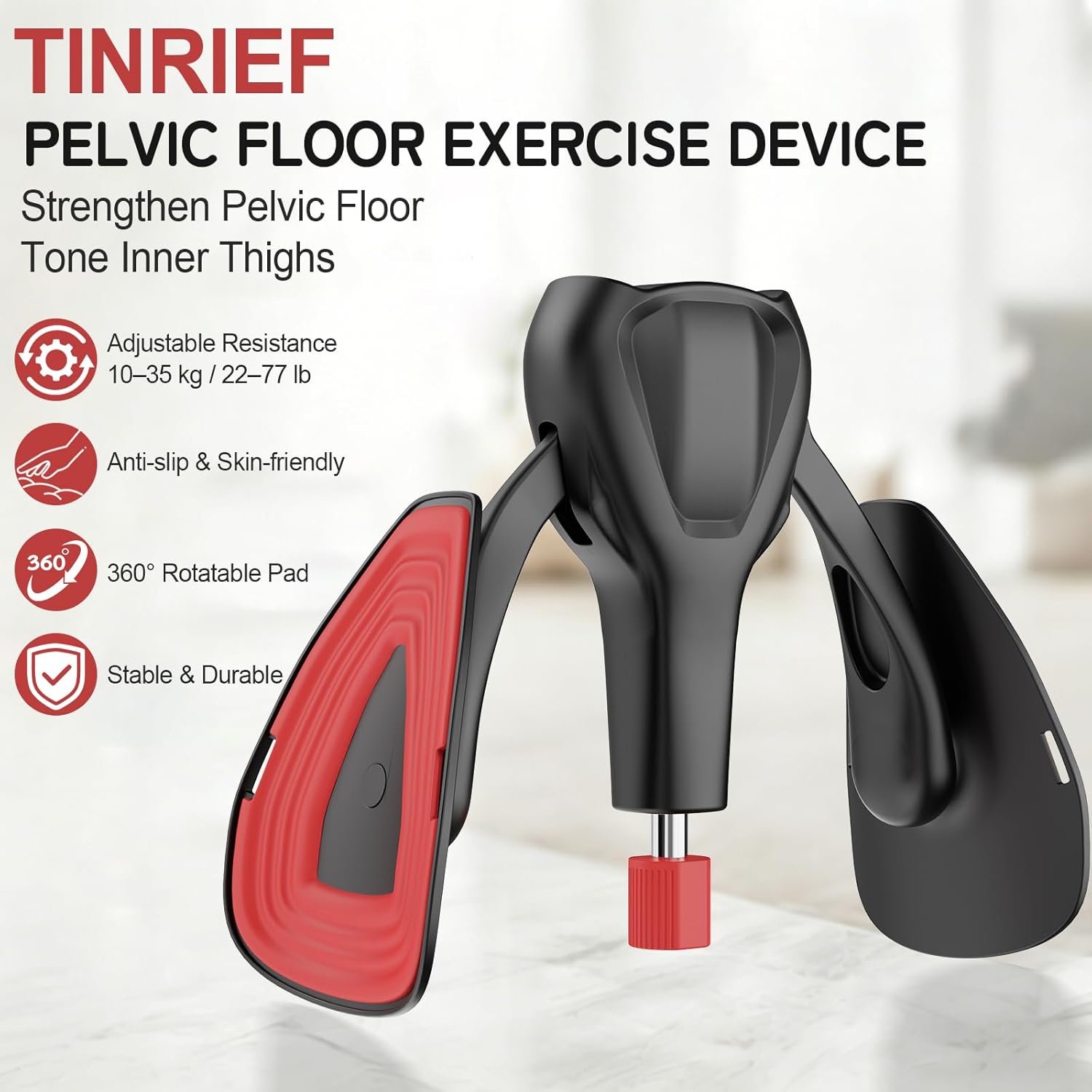 Detalle 2 de Pelvic Floor Exercise Devices 77 lb Adjustable Kegel Inner Thigh Exerciser & Hip Trainer (with Band)