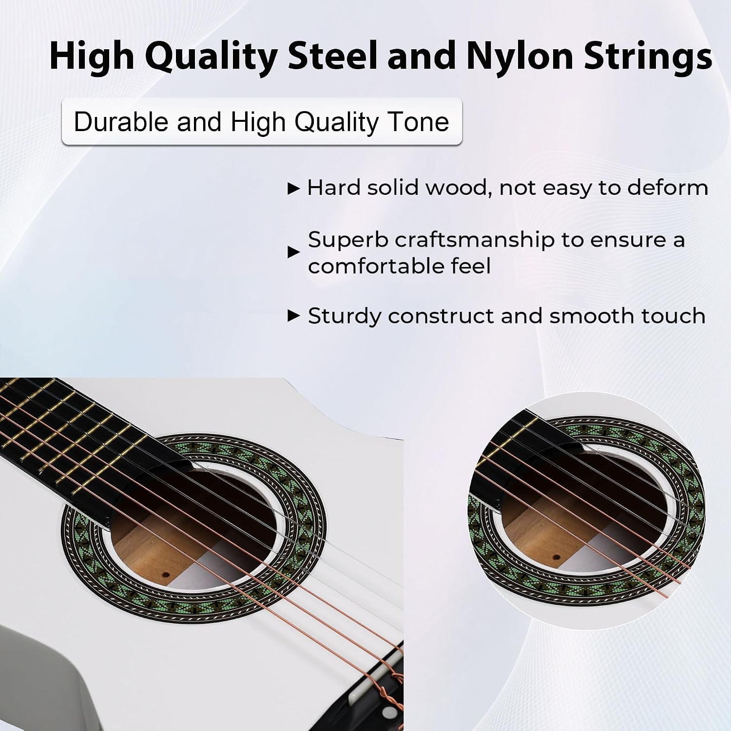 Thumbnail 4 de ADM Beginner Acoustic Classical Guitar, 30-Inch
