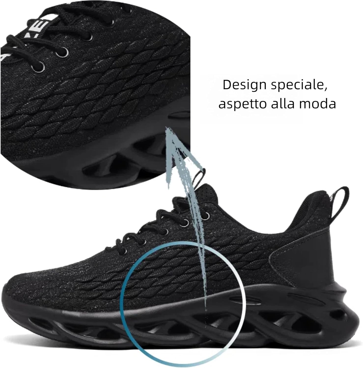 Thumbnail 4 de TIANZEBEN Herren Turnschuhe aus atmungsaktivem Mesh – leichte Sportschuhe für Fitness, Walken und Freizeit