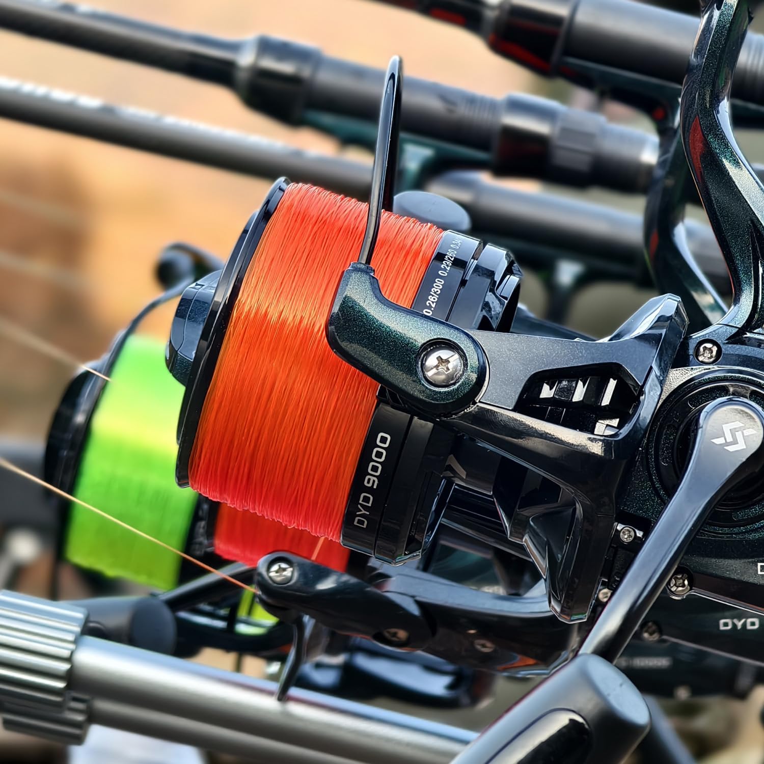 Thumbnail 1 de Yun Nong fluoreszierende Karpfenschnur – schnell sinkend, Monofilament, 300 m/1000 m (0,28–0,40 mm) für Süßwasser