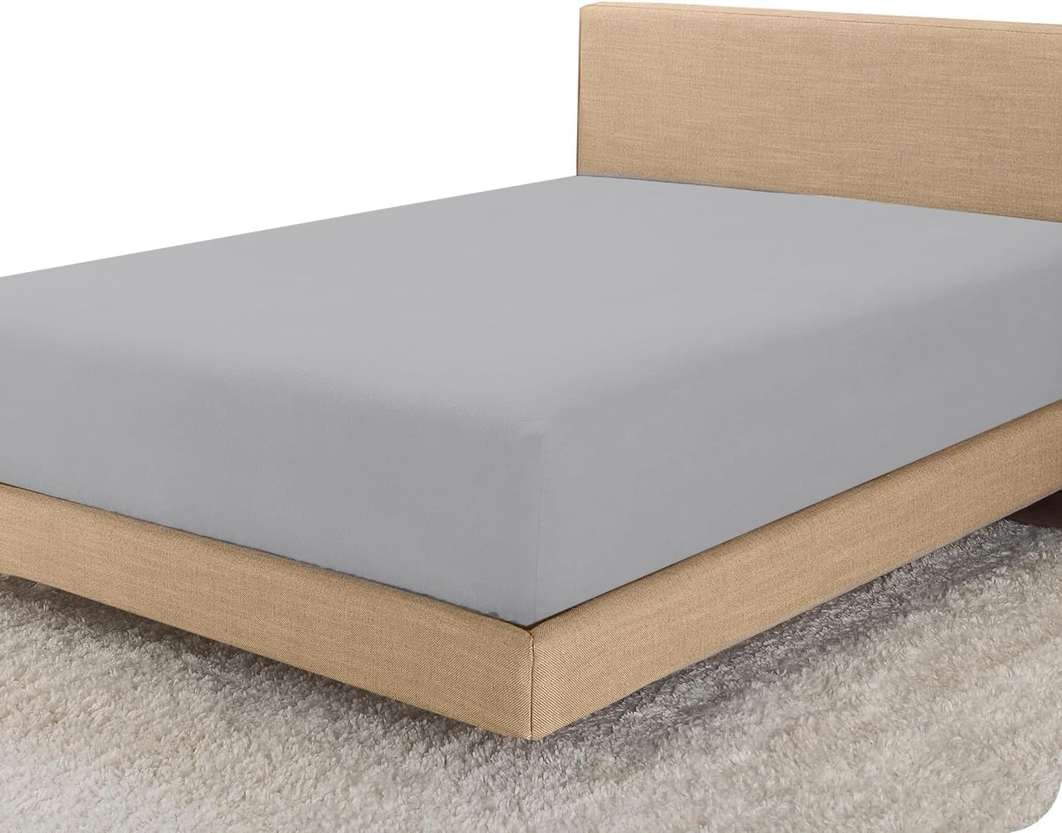 Detalle de Egyptian cotton fitted sheets 30cm deep pocket