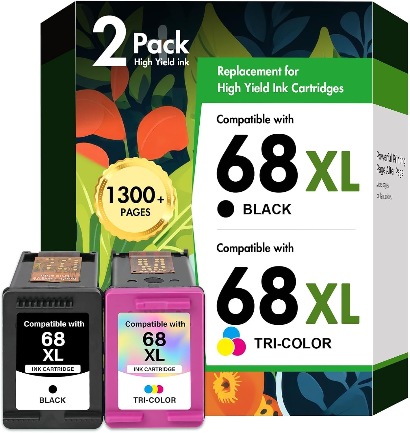 Detalle de 68 XL Compatible Ink Cartridge Combo Pack