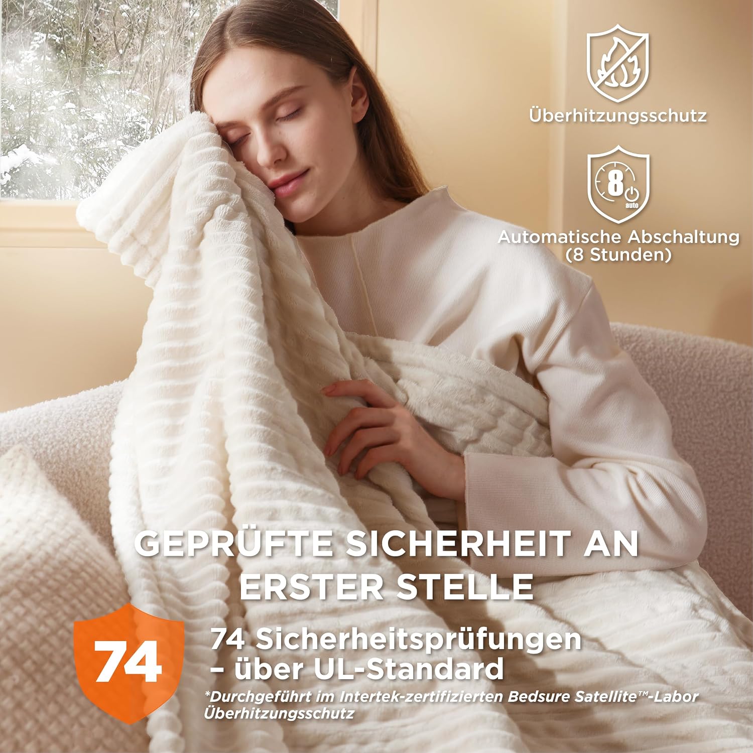 Thumbnail 4 de BEDSURE Heizdecke Wärmedecke 200x180cm