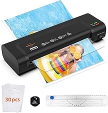 Portable A4 Thermal Laminator 30 pouches 📎