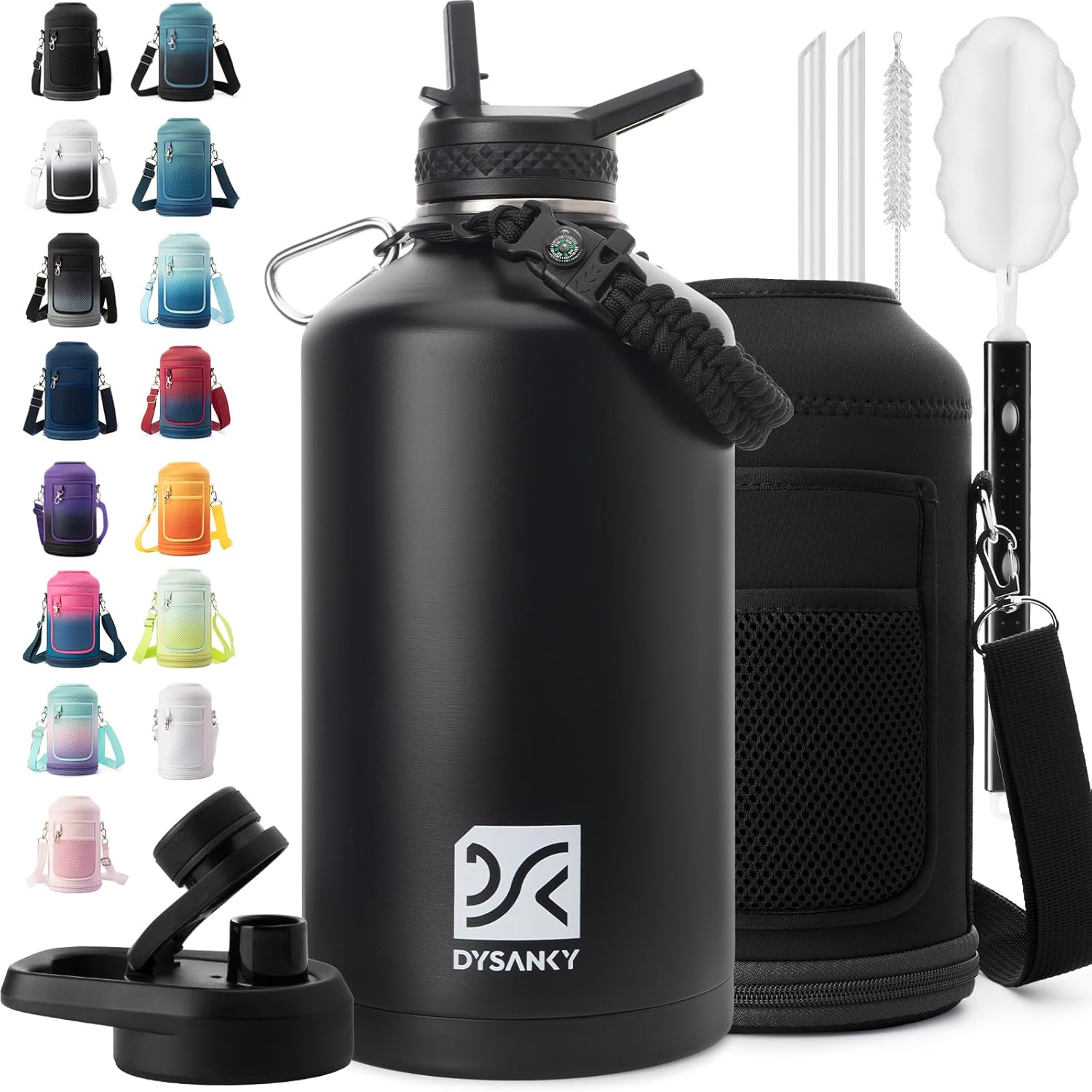 Detalle de DYSANKY 1 Gallon Water Bottle Insulated 128 oz