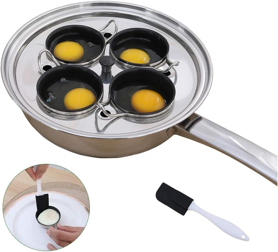 Detalle 2 de RUNZI egg poacher pan set, 2 cups