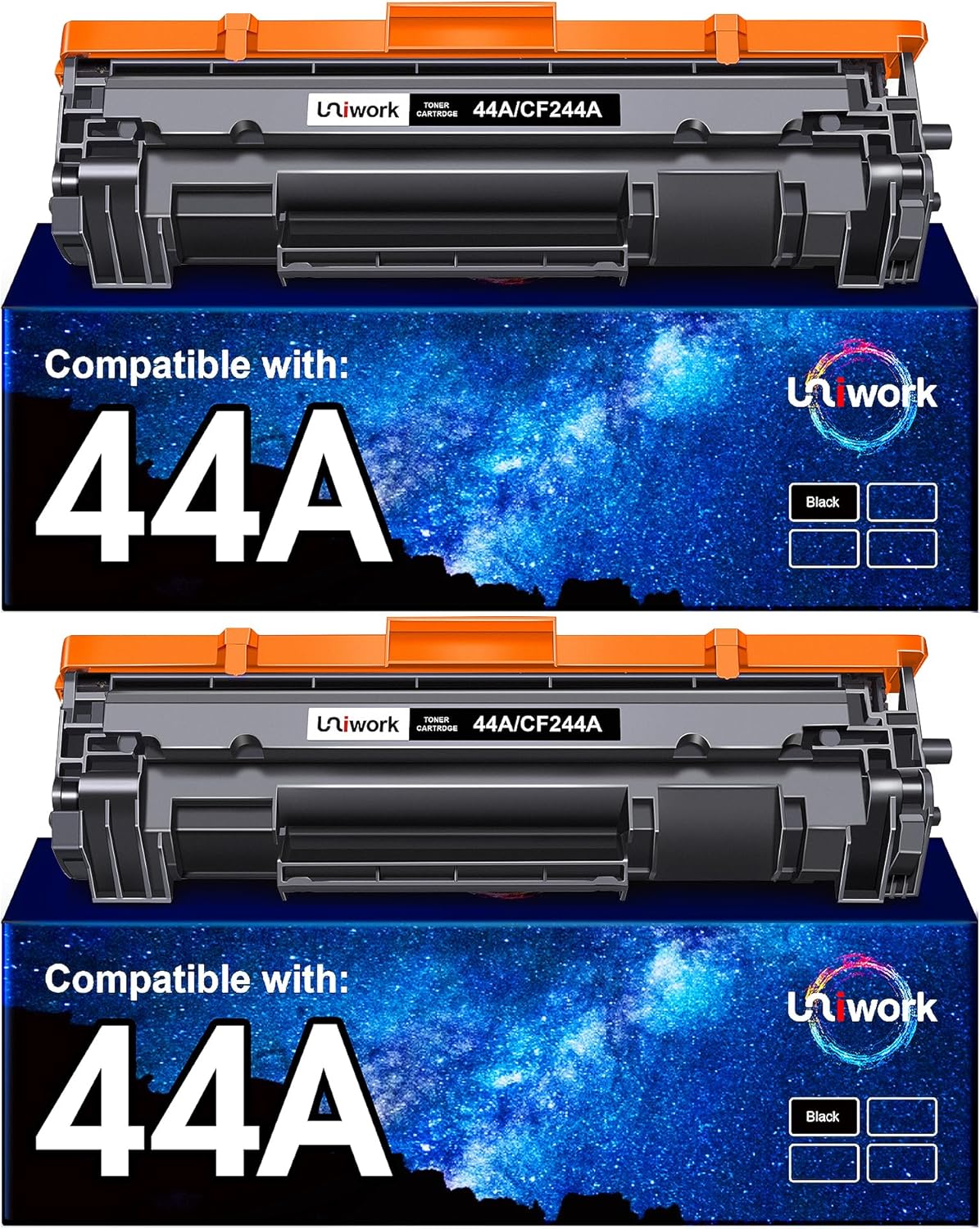 Detalle de Uniwork 44A CF244A Toner Schwarz, 2er-Pack