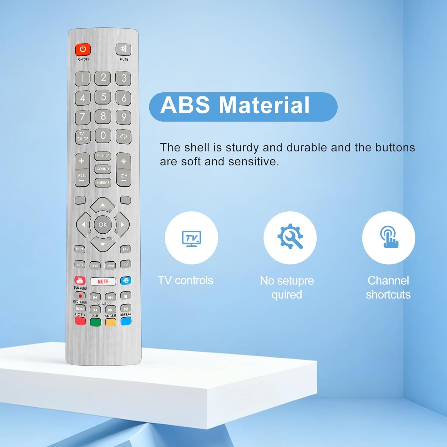 Thumbnail 5 de Sharp Aquos Replacement Remote 2‑shortcut universal