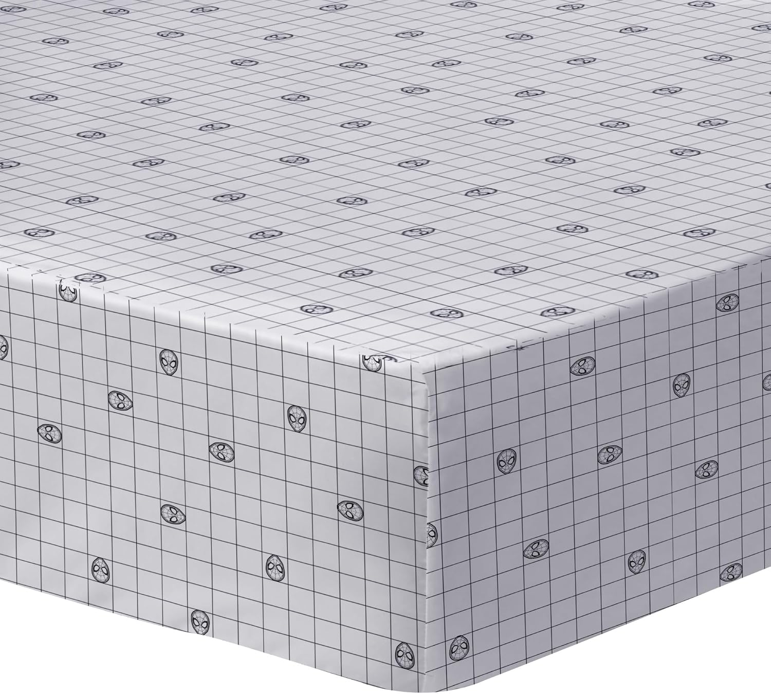 Thumbnail 5 de Parure de lit enfant Spiderman Hero en coton 100% OEKO-TEX (housse 140x200 + taie 63x63) gris