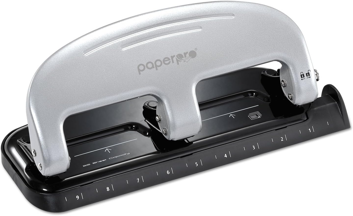 Thumbnail 3 de Bostitch Office EZ Squeeze 3-Hole Punch, 20-sheet 📎