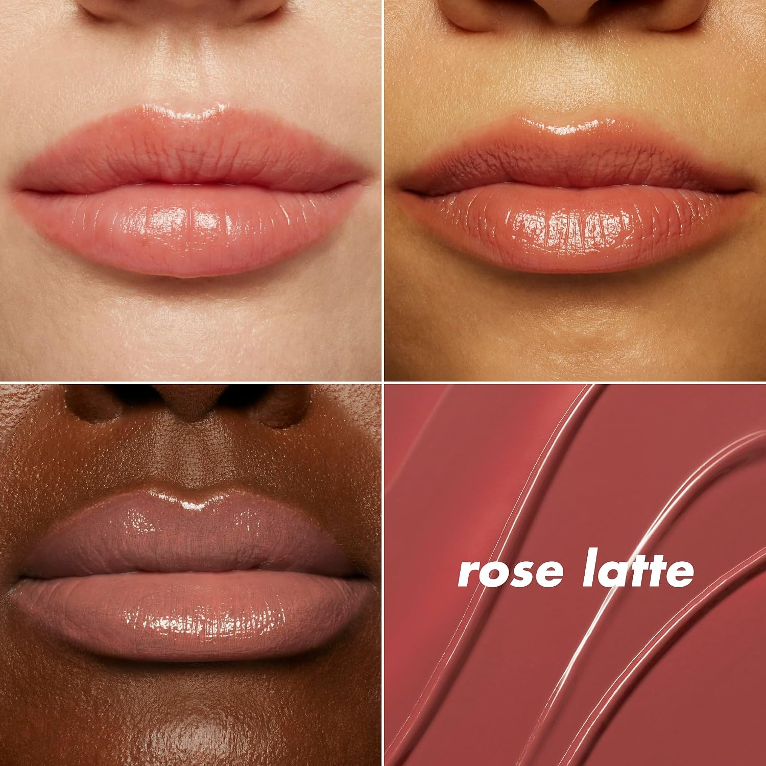 Detalle de e.l.f. Glow Reviver Slipstick getönter Lippenöl-Stick „Rose Latte“ – nicht klebend, feuchtigkeitsspendend