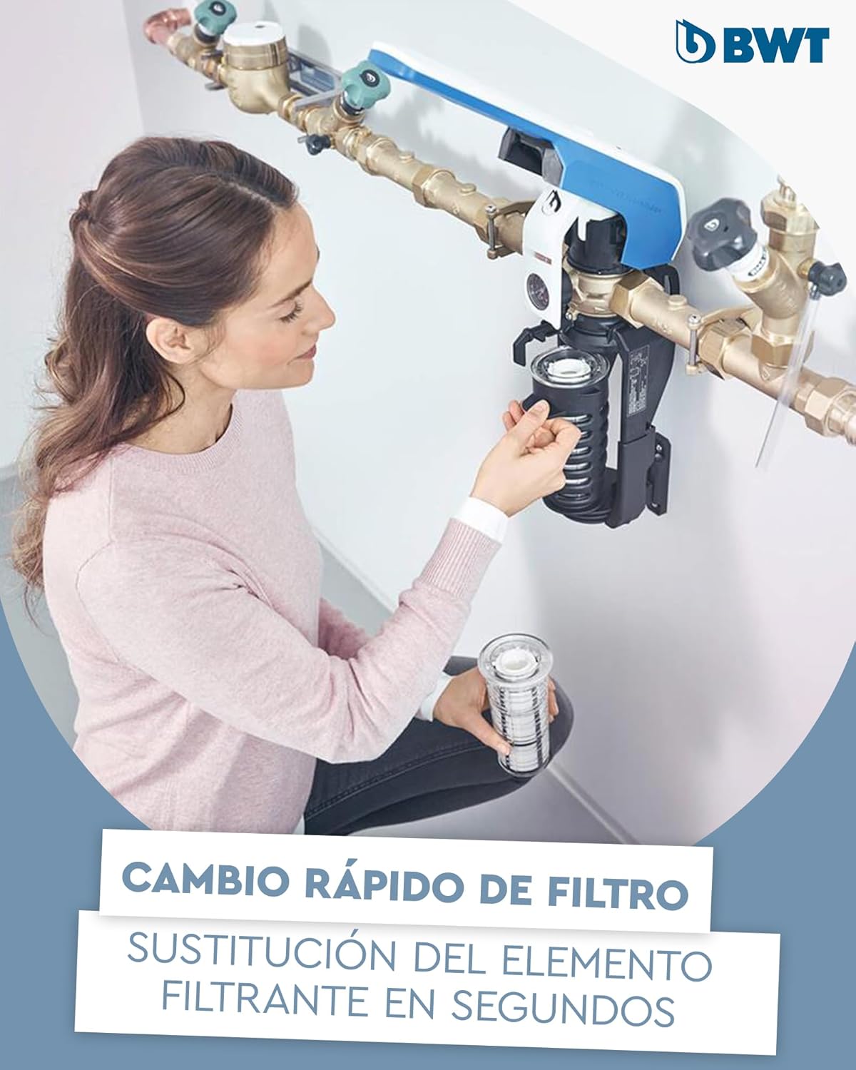 Thumbnail 2 de BWT E1 Filtro de una palanca - 2 Elementos filtrantes 💧