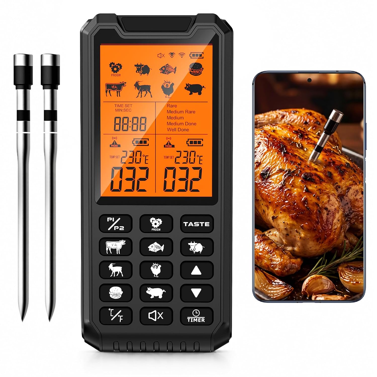 Thumbnail 6 de HOPEPOP Wireless Meat Thermometer