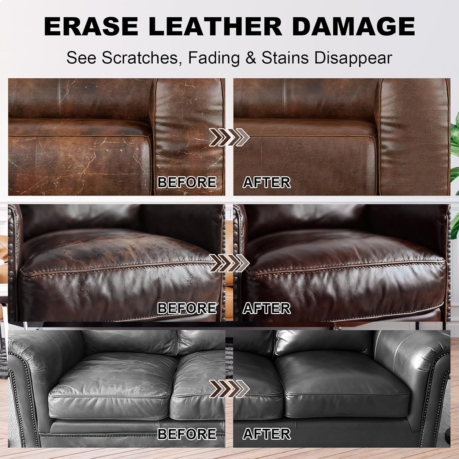 Thumbnail 3 de STARTSO WORLD Camel Leather Recoloring Balm — leather repair kit for couches, car seats, and scratched leather