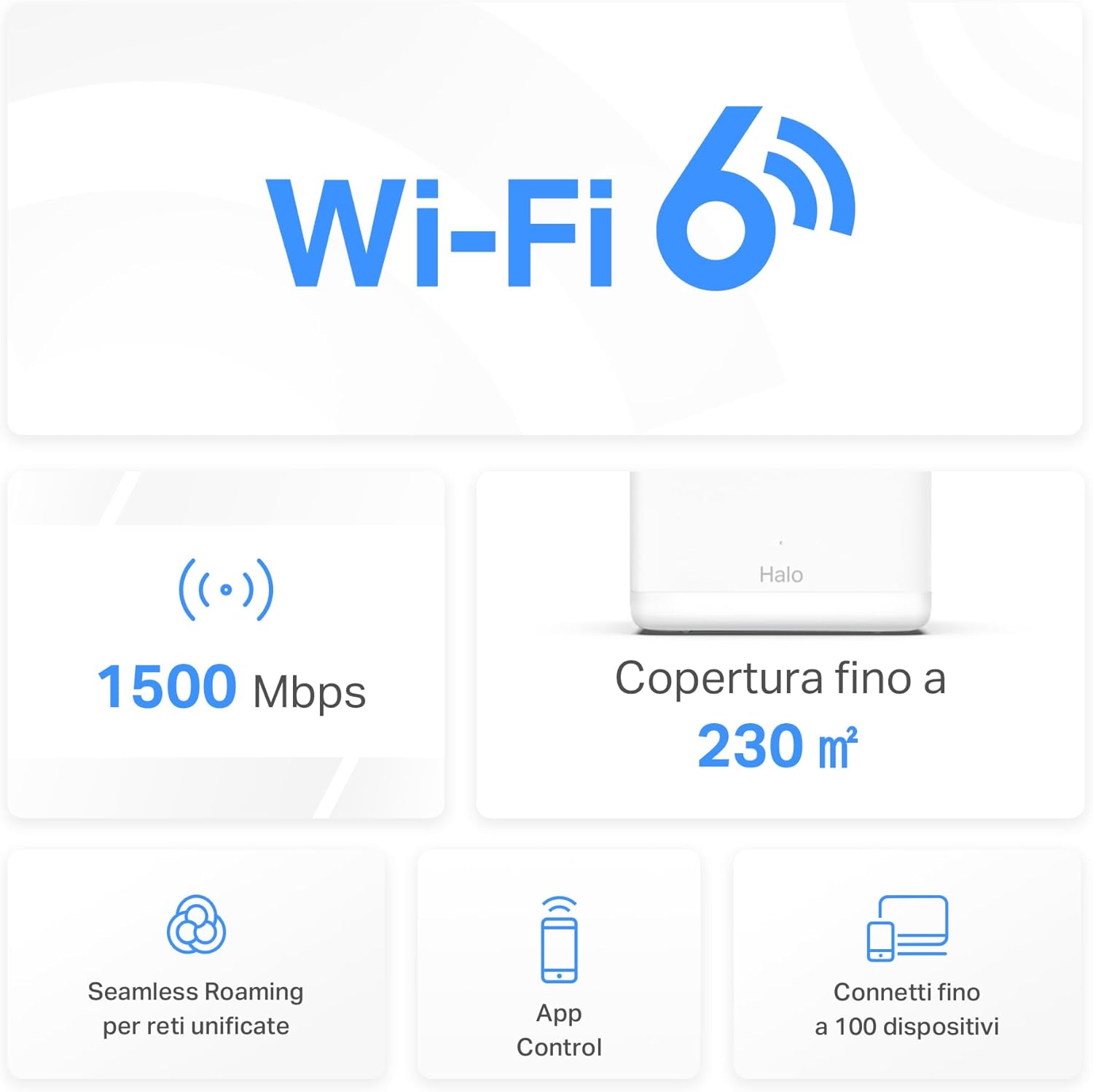 Thumbnail 2 de MERCUSYS Halo H60X AX1500 WiFi 6 Mesh