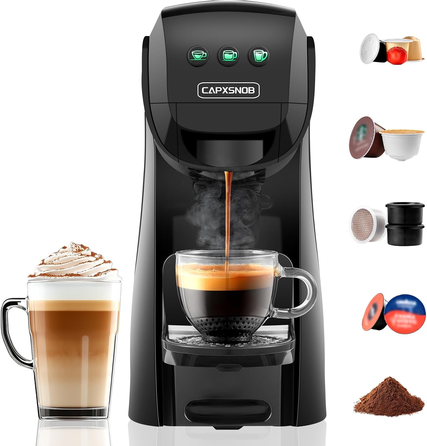 Detalle de Warriors1 5-in-1 Kapselmaschine mit 20 bar