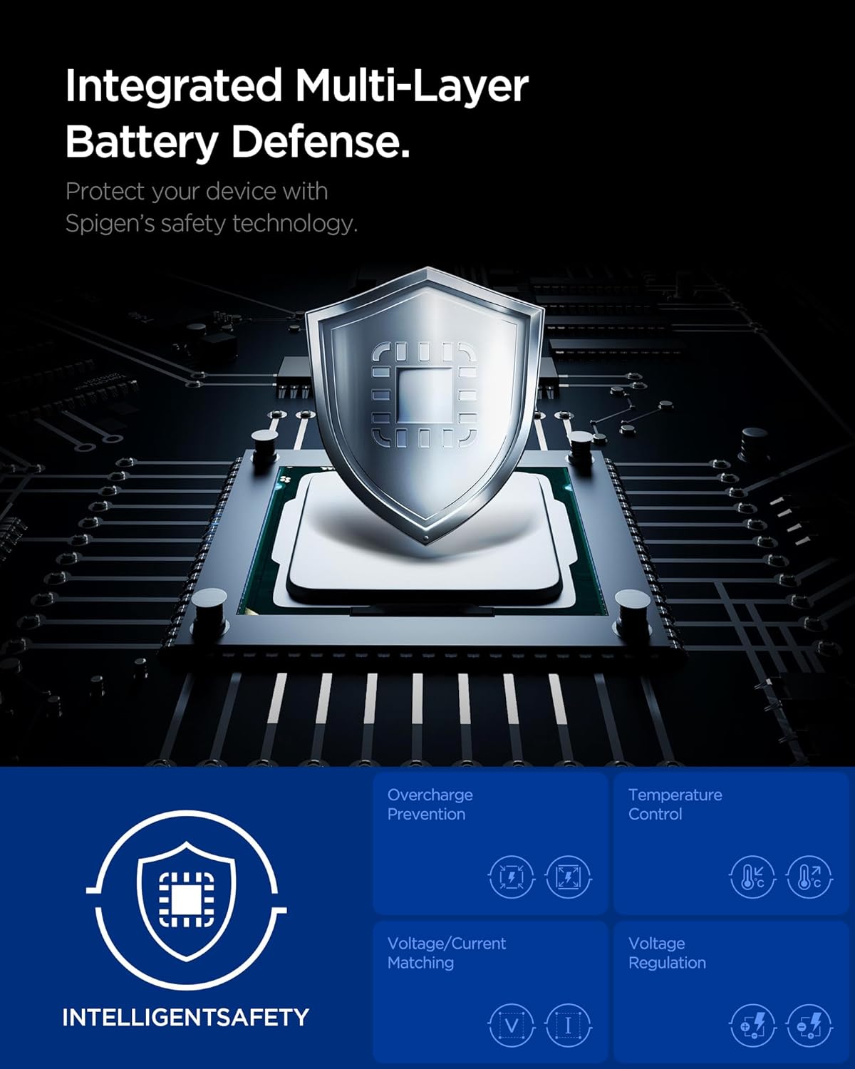 Thumbnail 5 de Spigen ArcStation Essential 67 W chargeur GaN 3 ports USB‑C & USB‑A