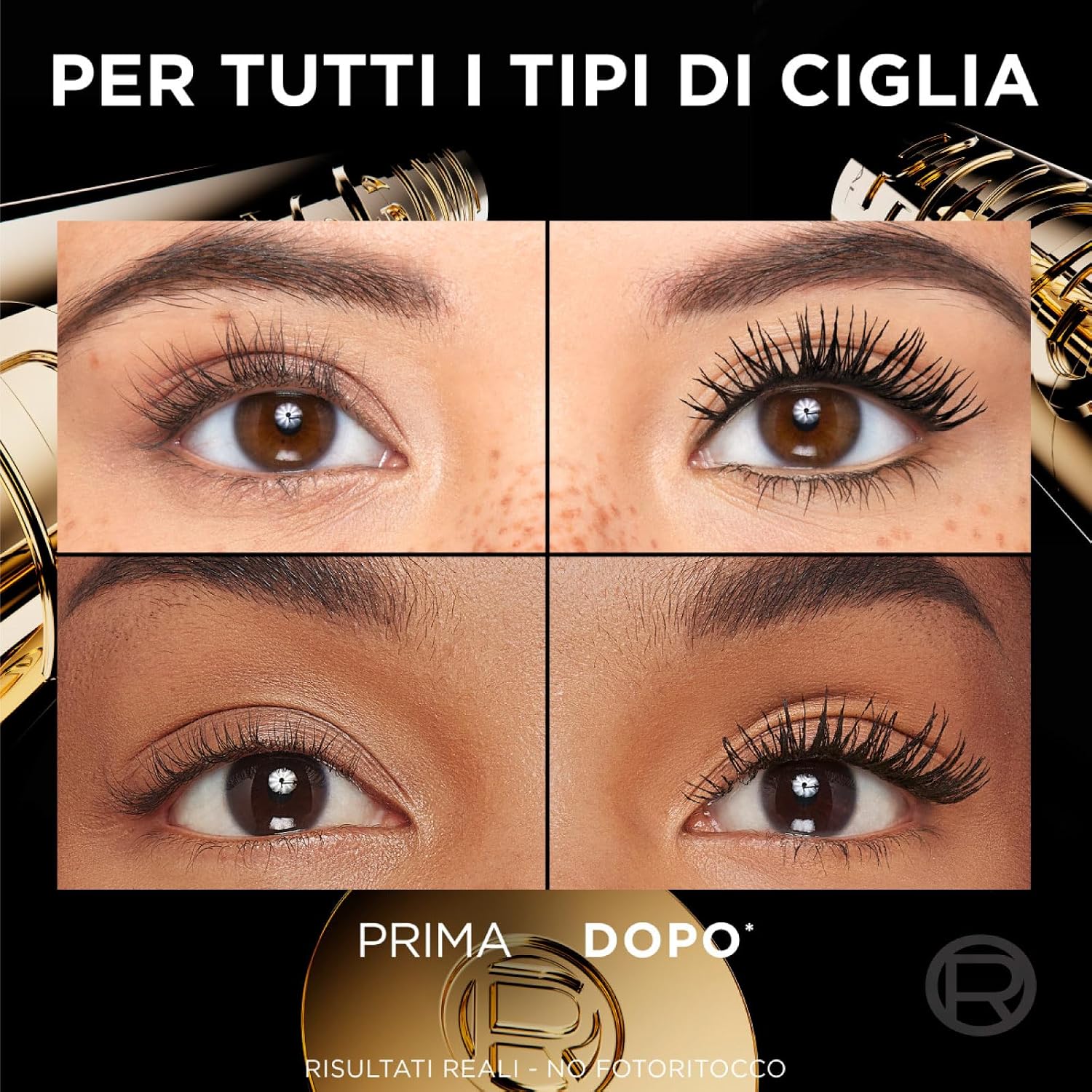 Thumbnail 6 de L'Oréal Paris Panorama Mascara Volumateur Colour Black – Coffret de 2 mascare avec Stretchflex