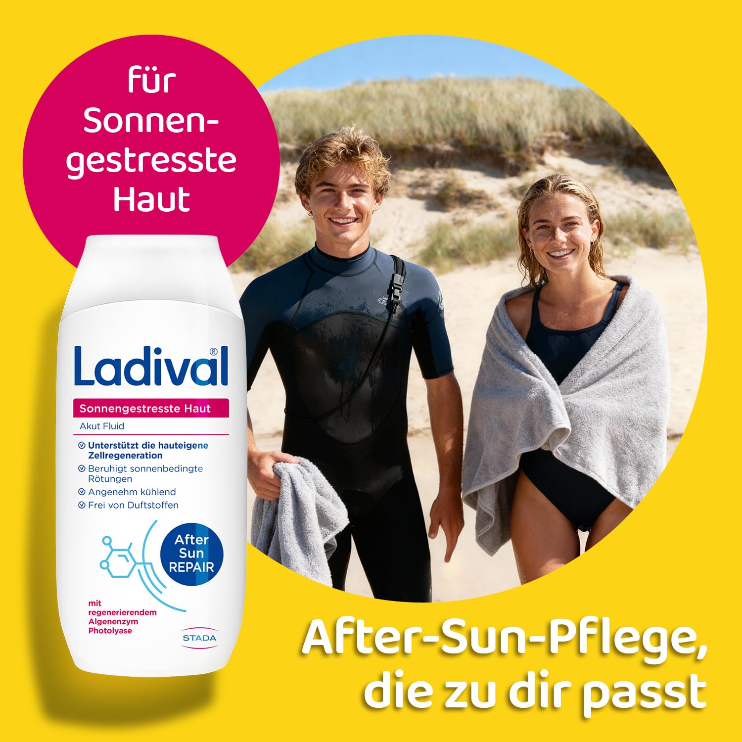 Thumbnail 2 de Ladival After Sun Repair Akut Fluid für den Körper (200 ml) mit Photolyase