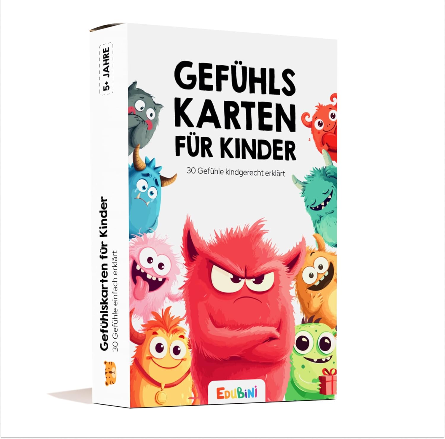 Detalle de Edubini Gefühlskarten für Kinder – 30 Emotionskarten mit Erklärtexten