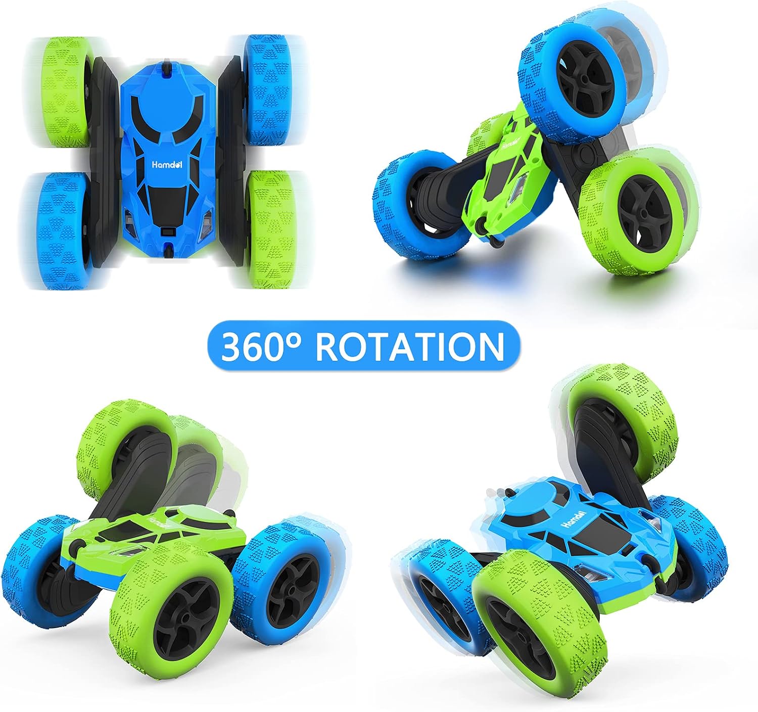 Thumbnail 1 de Hamdol Remote Control Car 4WD RC toy with 360° spins