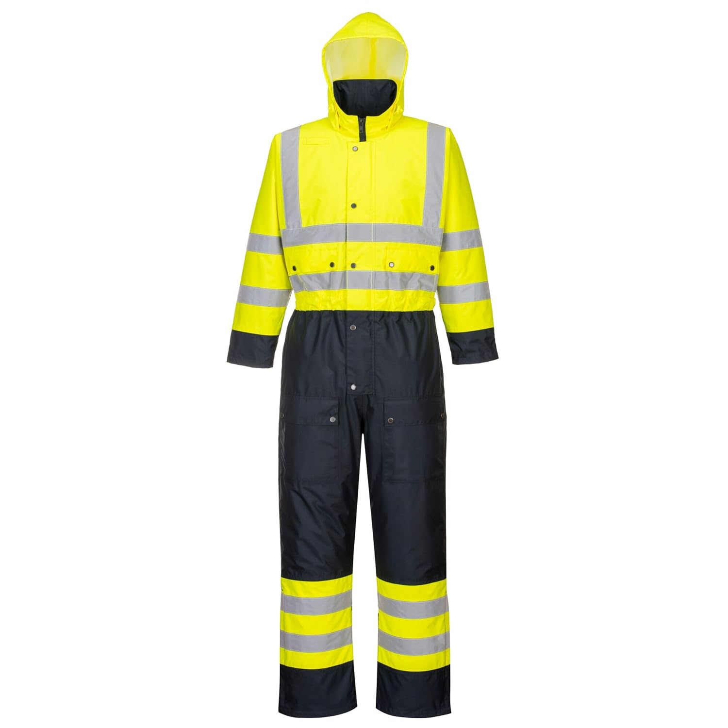 Detalle de Portwest S485 tuta bicolore foderata giallo/nero, XXL