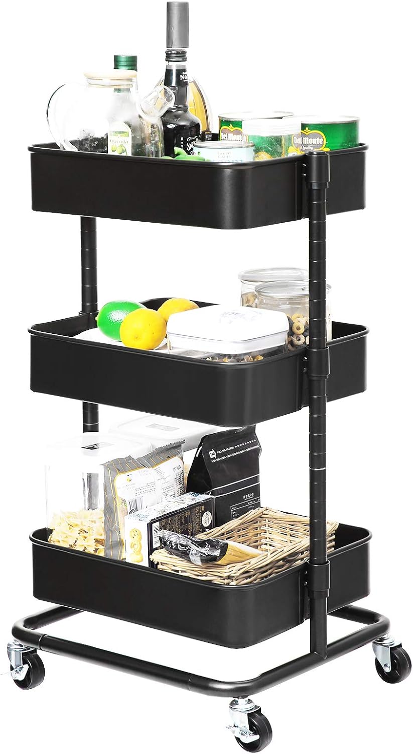 Thumbnail 6 de SONGMICS BSC60B carrello portaoggetti 73,5 cm 🛒