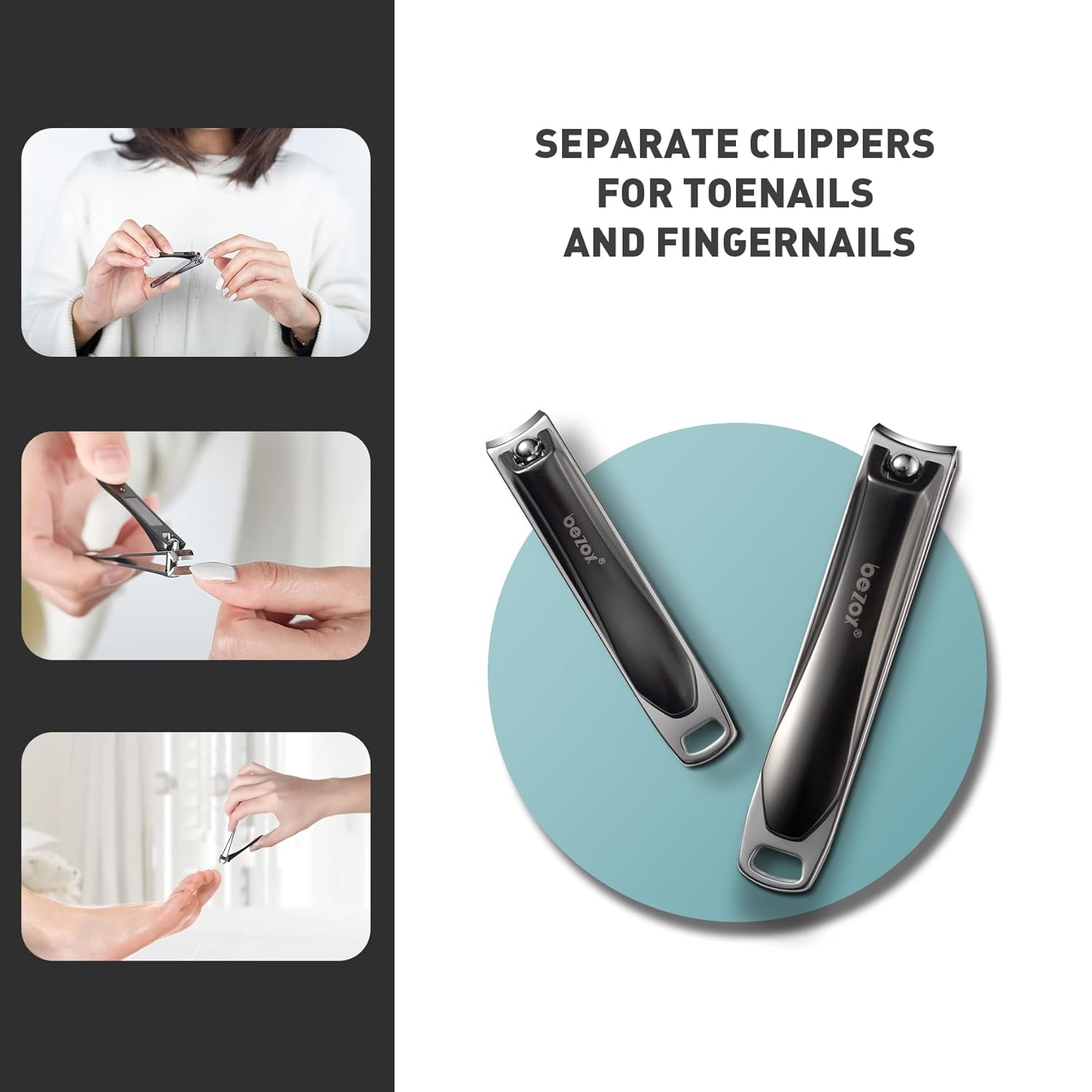 Thumbnail 5 de BEZOX Nagelknipser Set 2 Stück — Nagelpflege ✂