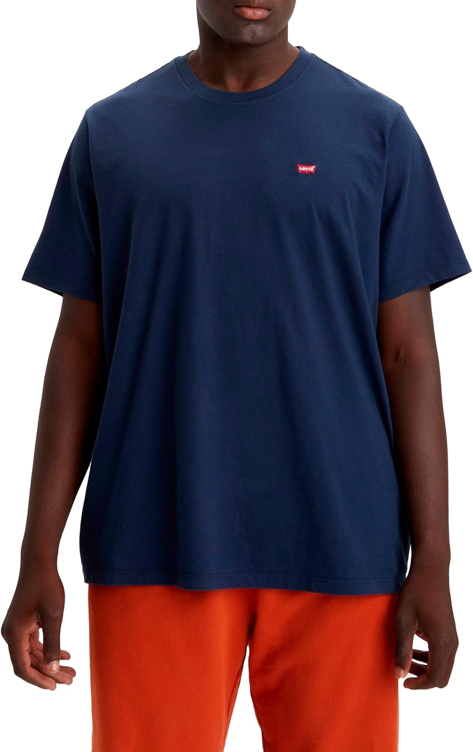 Levi's Big & Tall Original Housemark Tee Camiseta azul 3XL para hombre
