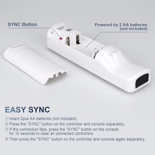 Detalle 2 de FASIGO Remote Controller with Nunchuck for Nintendo Wii/Wii U