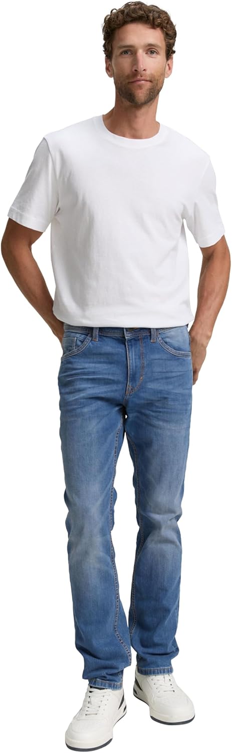 Thumbnail 1 de TOM TAILOR Herren Josh Regular Slim Jeans im Five-Pocket-Style