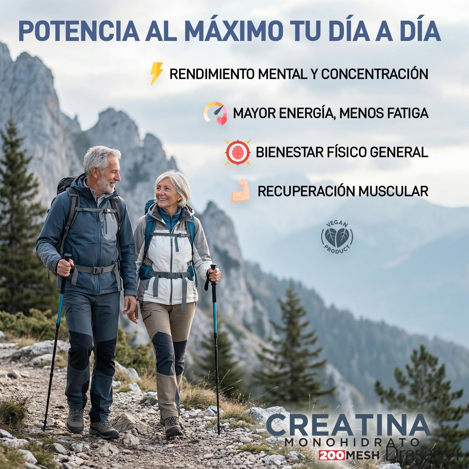 Detalle 2 de Drasanvi Creatina Monohidratada 300 g
