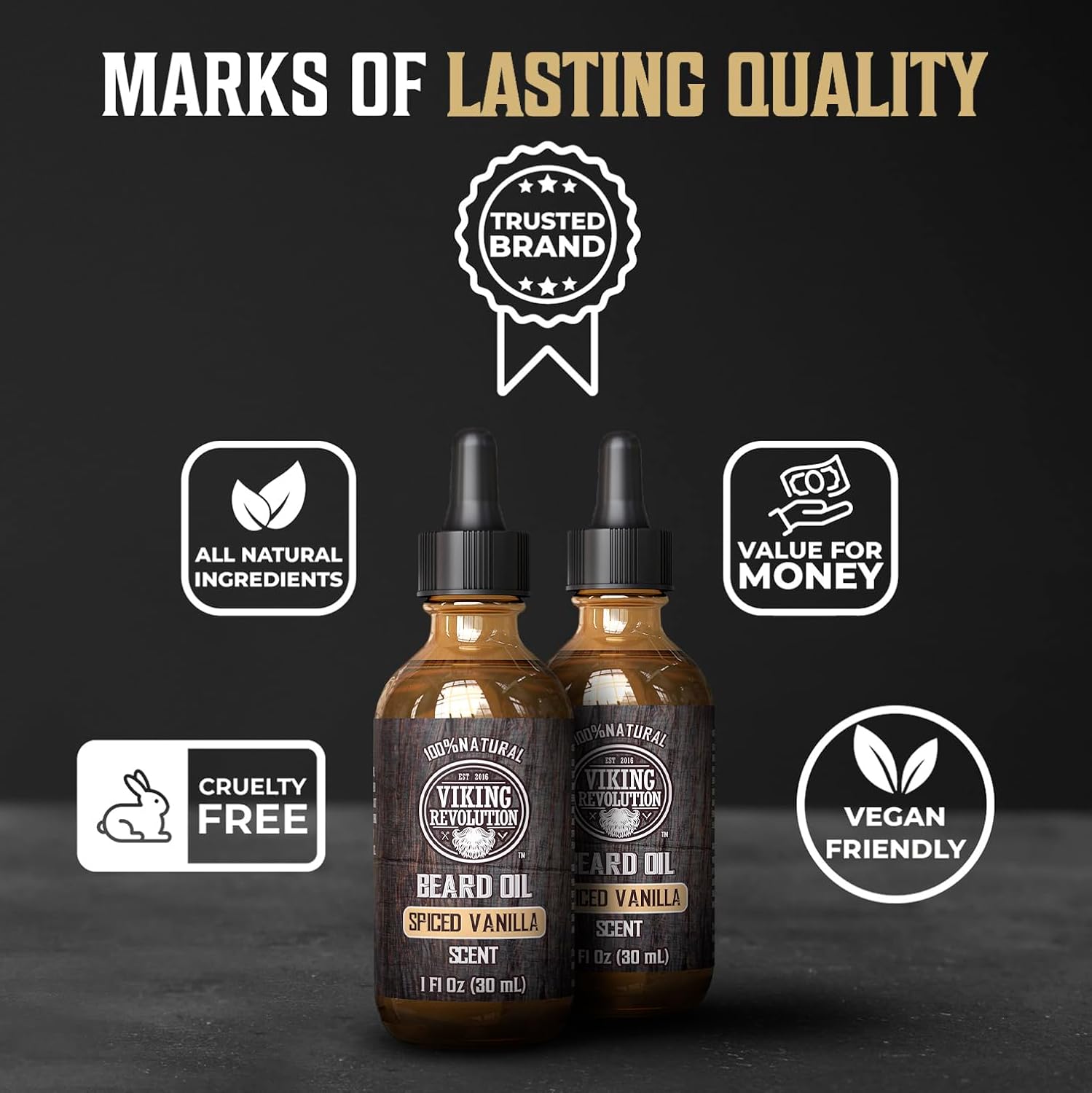 Thumbnail 4 de Viking Revolution Beard Oil 2-Pack 🧔