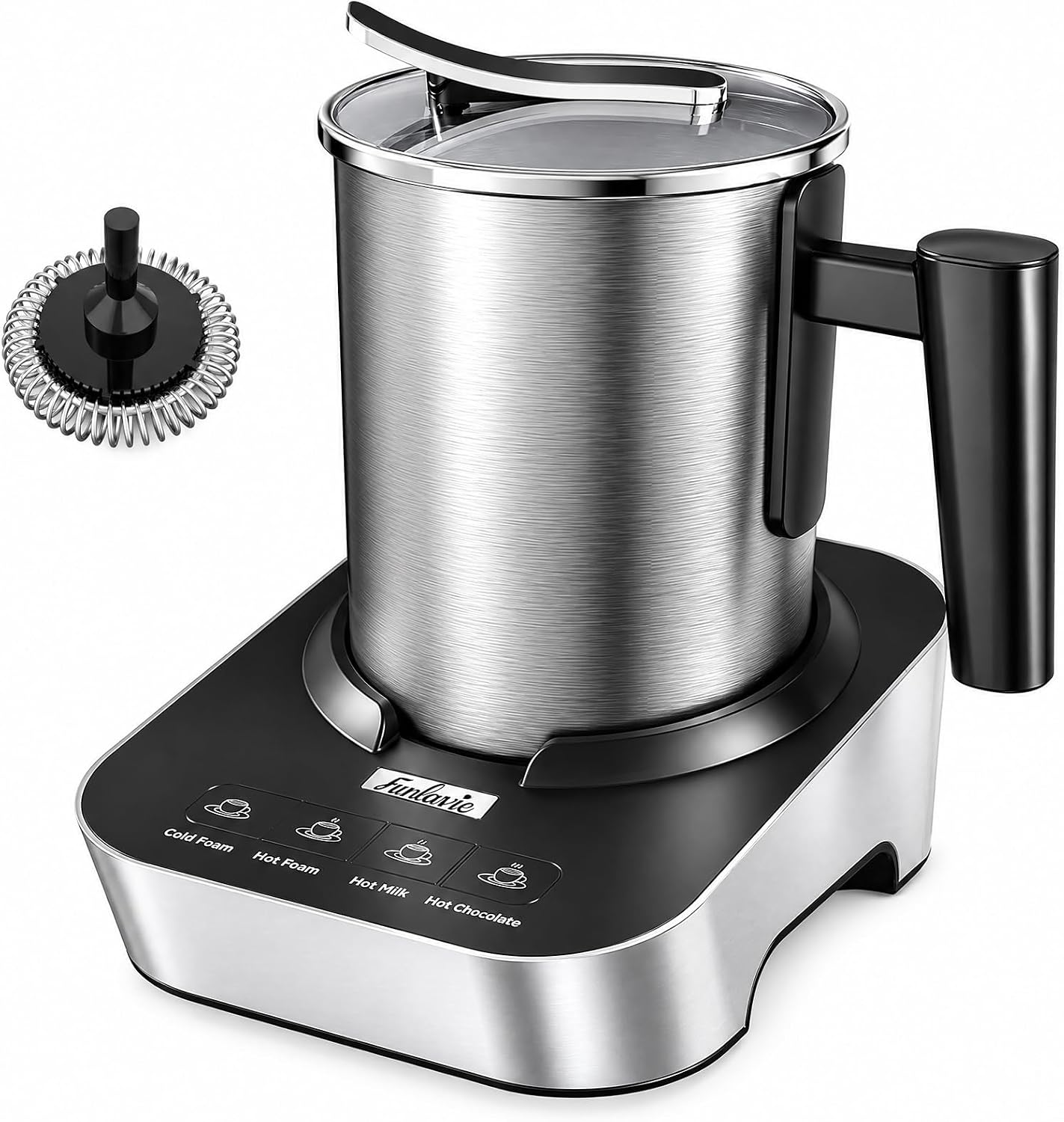 Detalle de FUNLAVIE Electric Milk Frother 400ml
