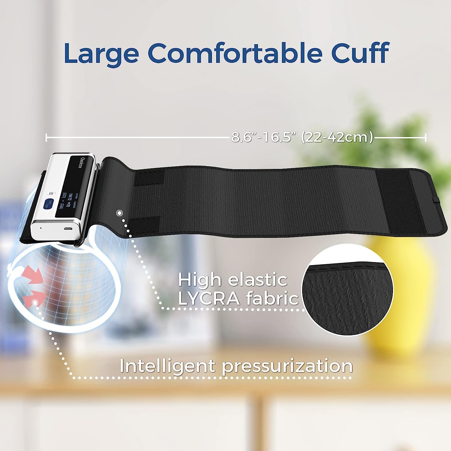 Detalle de Checkme BP2A Upper-Arm Blood Pressure Monitor with Bluetooth and 22–42 cm Cuff