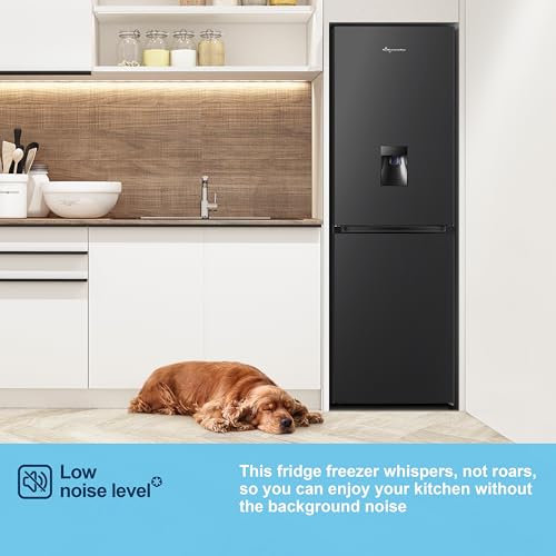 Thumbnail 12 de Fridgemaster MC55251DEB 55cm Freestanding 256L Fridge Freezer with Water Dispenser (Non-Plumbed) – Frost Free, LED Lighting, E Rated