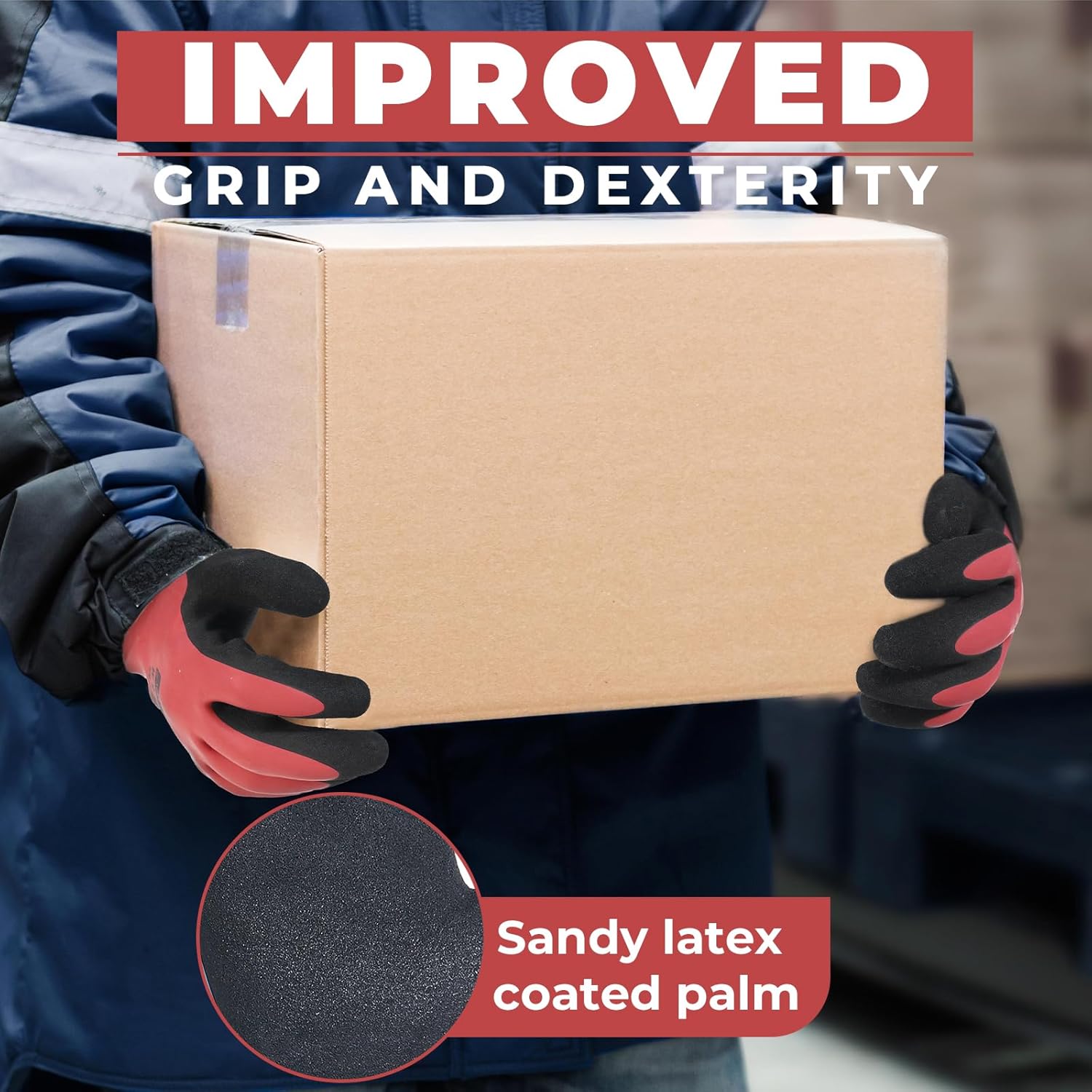 Thumbnail 2 de HANDLANDY Winter Waterproof Work Gloves L 🧤