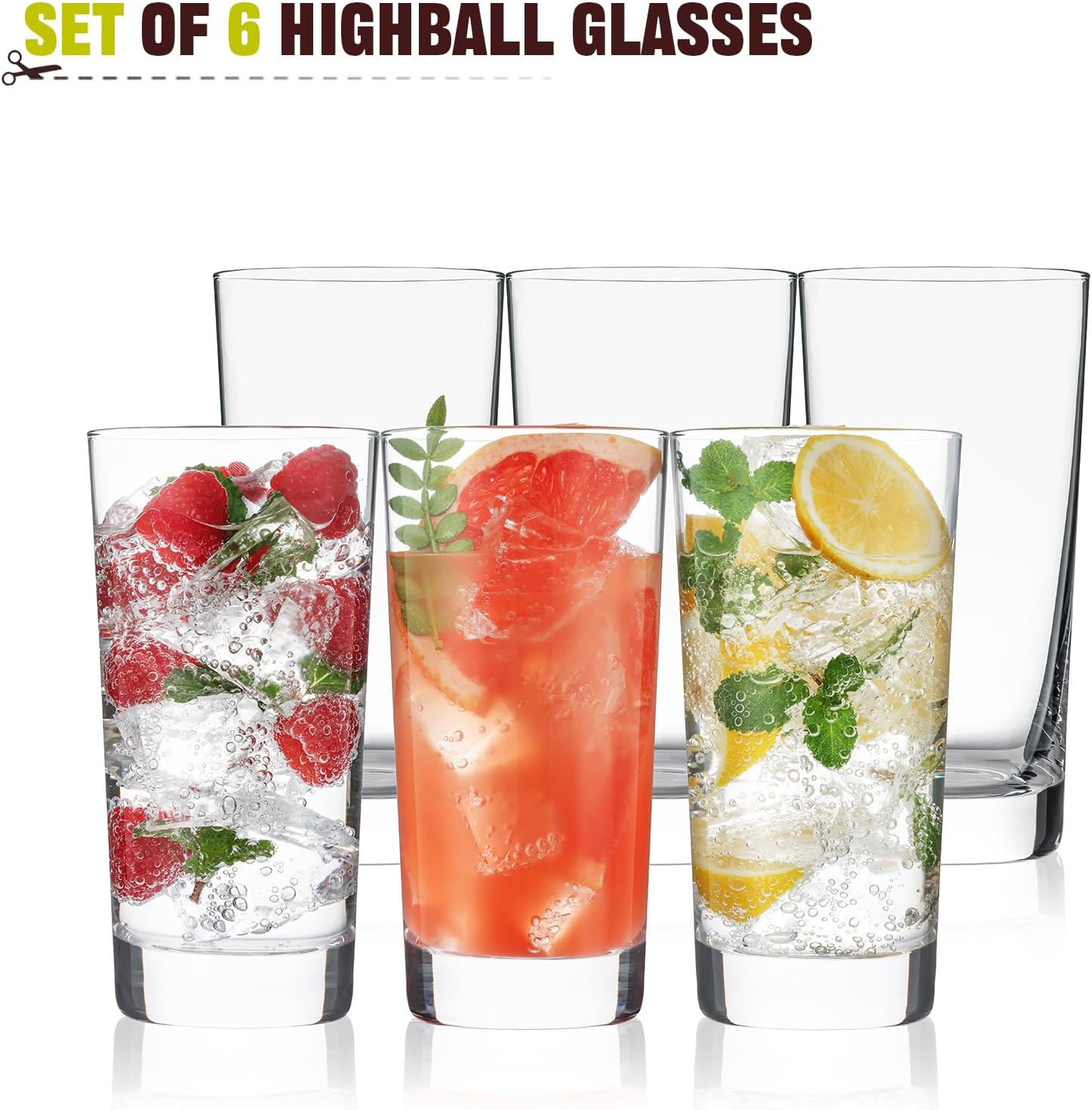 Thumbnail 6 de Highball Glasses Set of 6
