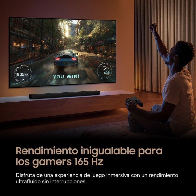 Detalle de Samsung OLED S93H 48" • 4K 165 Hz, gaming y cine en un OLED compacto