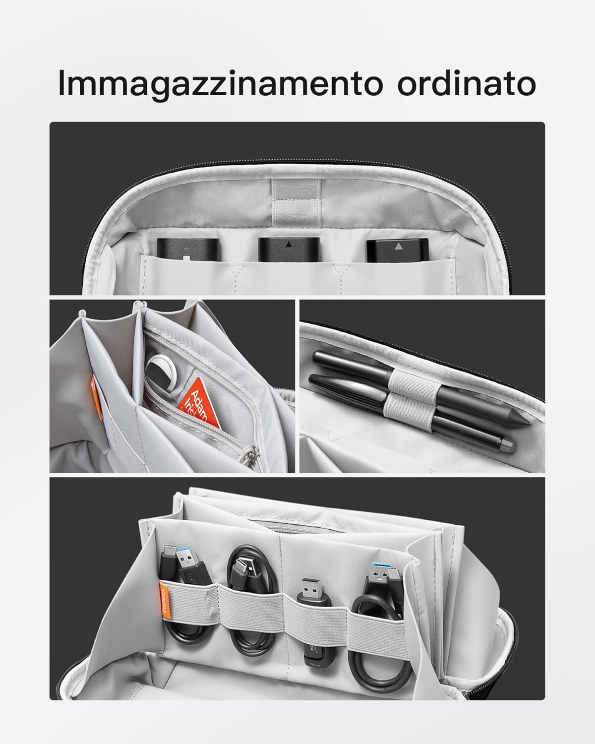 Thumbnail 4 de Inateck Custodia per Cavi organizer 26cm