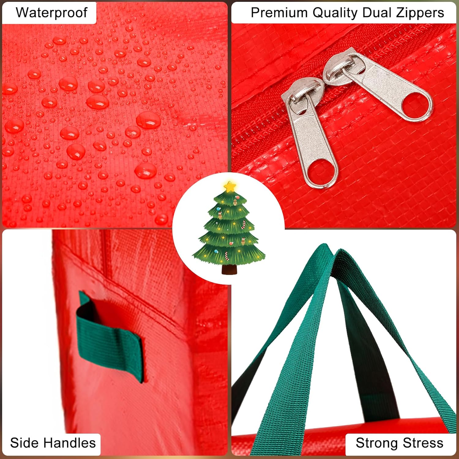 Thumbnail 4 de KRYSTY Christmas Tree Storage Bag fits 7.5 ft tree ⏳